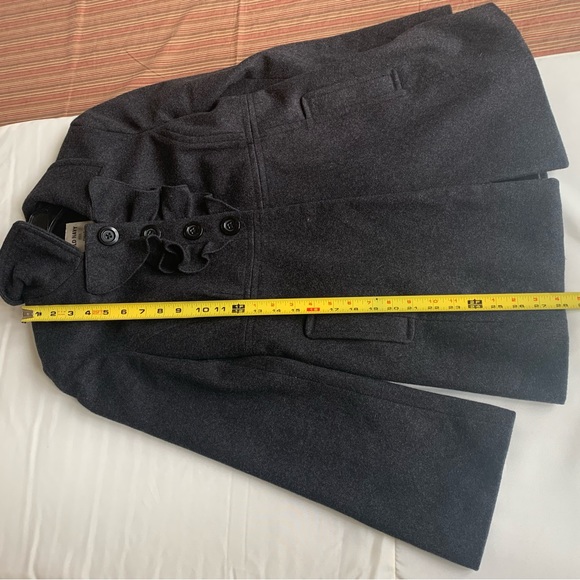 OLD NAVY NWOT wool blend dark grey coat Size Small - Picture 9 of 13